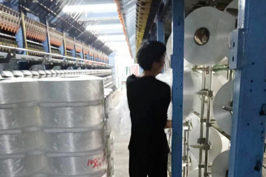 Area gantung kawat produksi DTY