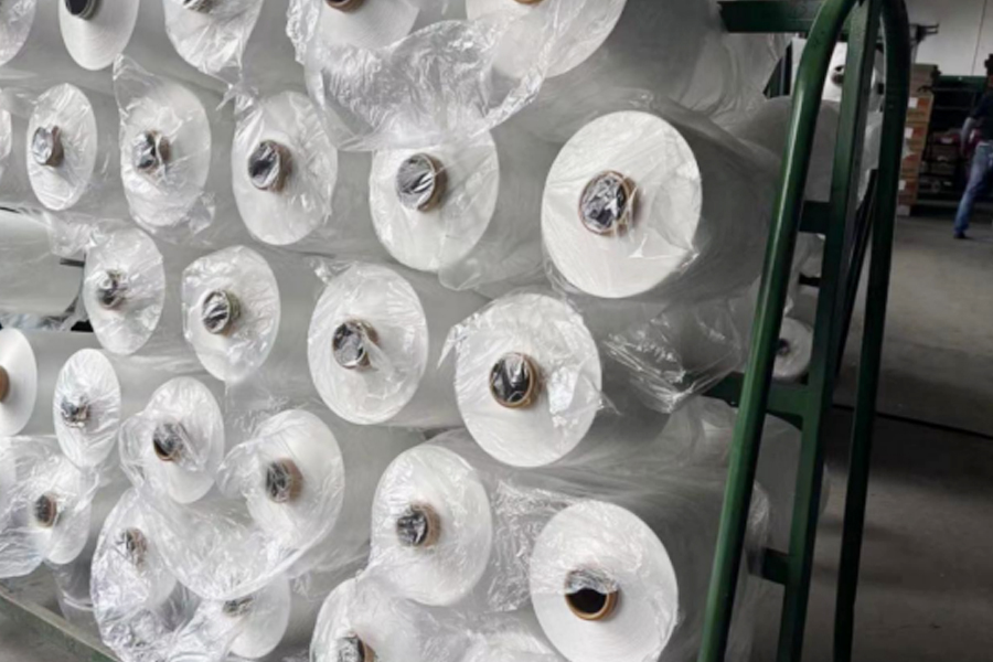 Area produk setengah jadi produksi DTY