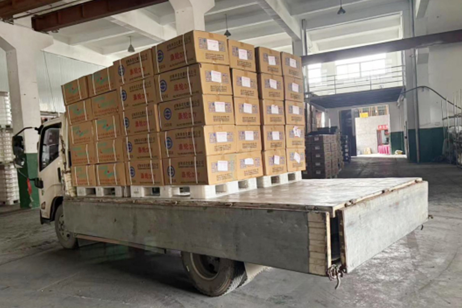 Gudang produk jadi produksi DTY