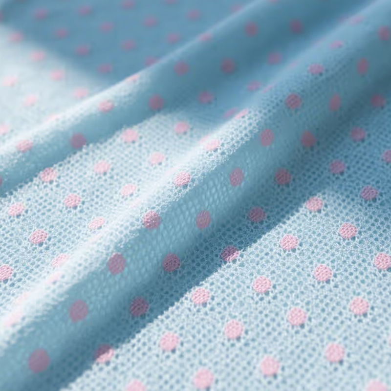 Kain Birdseye jaring titik