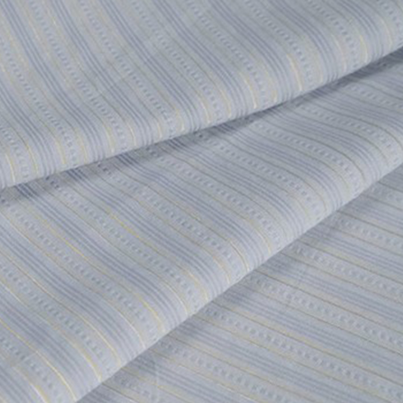 Kain katun bergaris yang melar