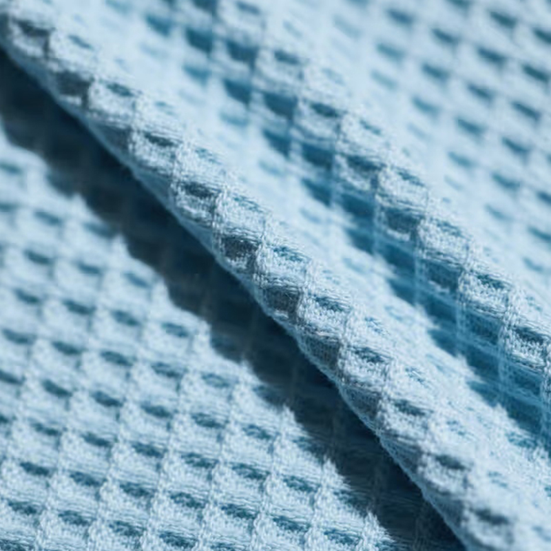 Bahan rajutan wafel yang nyaman